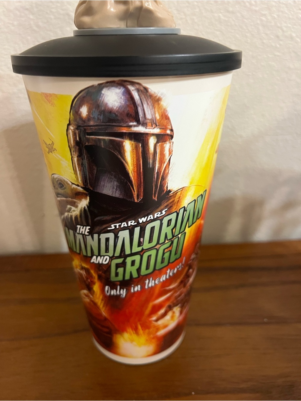 Star Wars Mandalorian & Grogu Collectible Cup with Grogu Topper, AMC Theaters - Picture 4 of 5